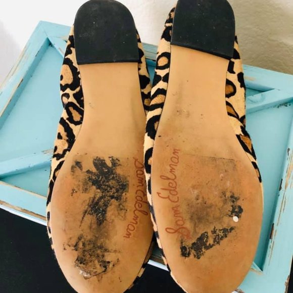 Sam Edelman leopard cheetah flats 8 - Picture 4 of 5